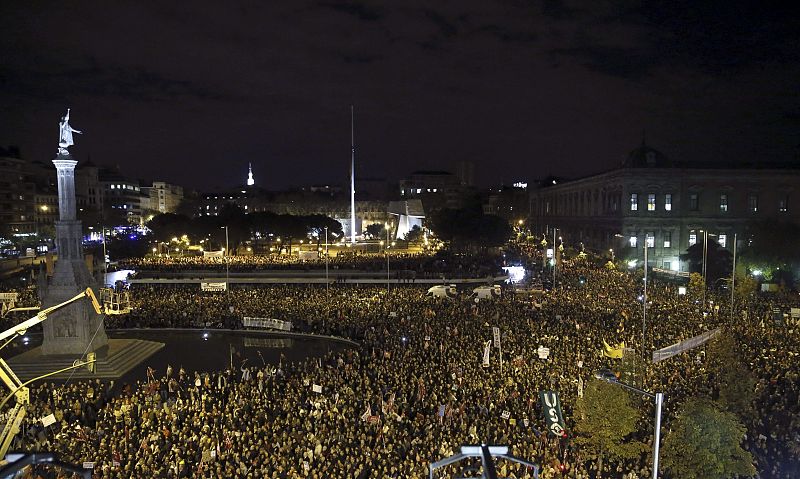 MANIFESTACIÓN EN MADRID CON MOTIVO DE LA HUELGA GENERAL