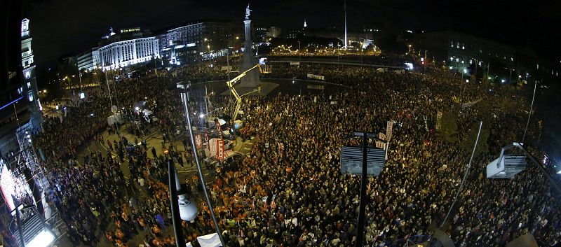 MANIFESTACIÓN EN MADRID CON MOTIVO DE LA HUELGA GENERAL