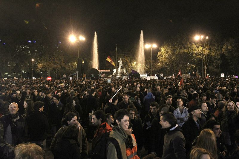 MANIFESTACIÓN EN MADRID CON MOTIVO DE LA HUELGA GENERAL