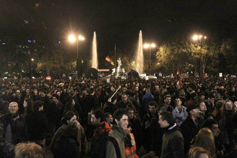 MANIFESTACIÓN EN MADRID CON MOTIVO DE LA HUELGA GENERAL