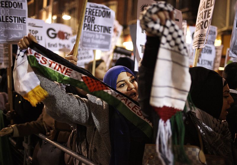 Marcha propalestinos en Londres