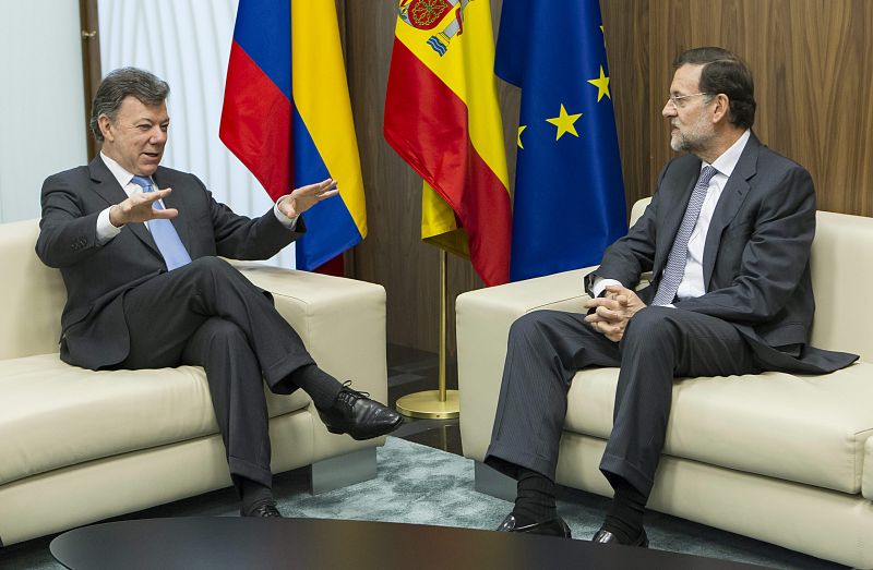 REUNIÓN RAJOY Y JUAN MANUEL SANTOS