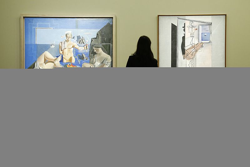 Cuadros como 'Academia neocubista.Composición con tres figuras' (1926) o 'Pierrot tocando la guitarra' (1925) también están incluidas en la muestra