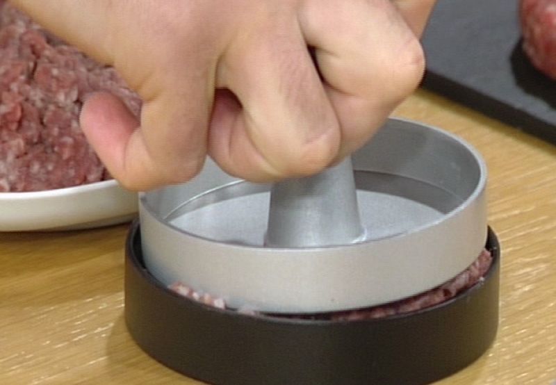 Molde para hamburguesas