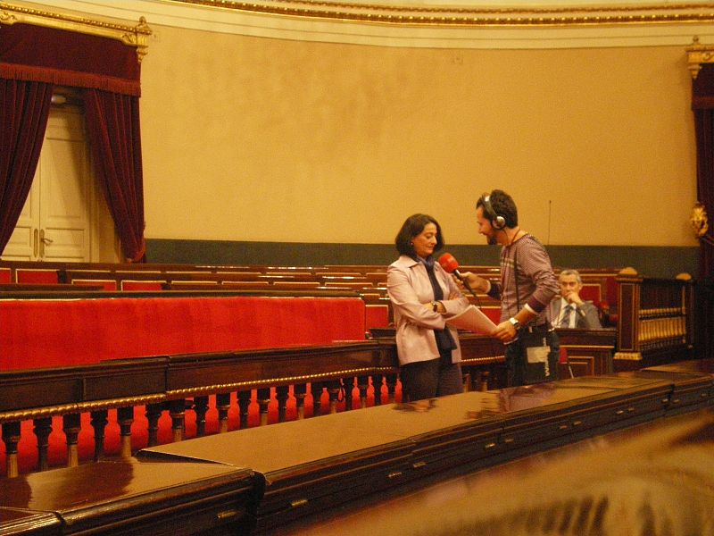 Teresa Roldán, guía del Senado, ha sido entrevistada por Chema García Langa.