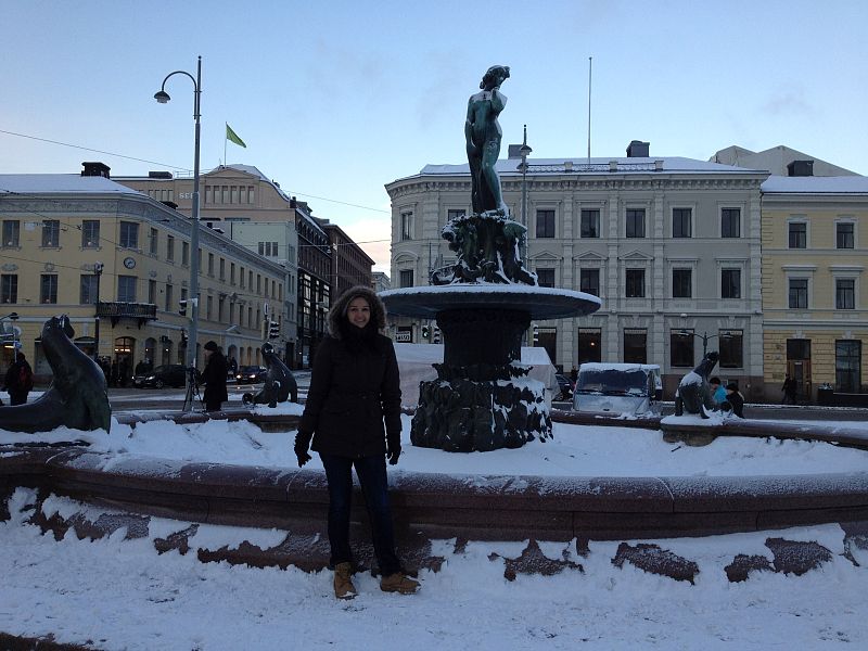 Pasando frío en Finlandia!