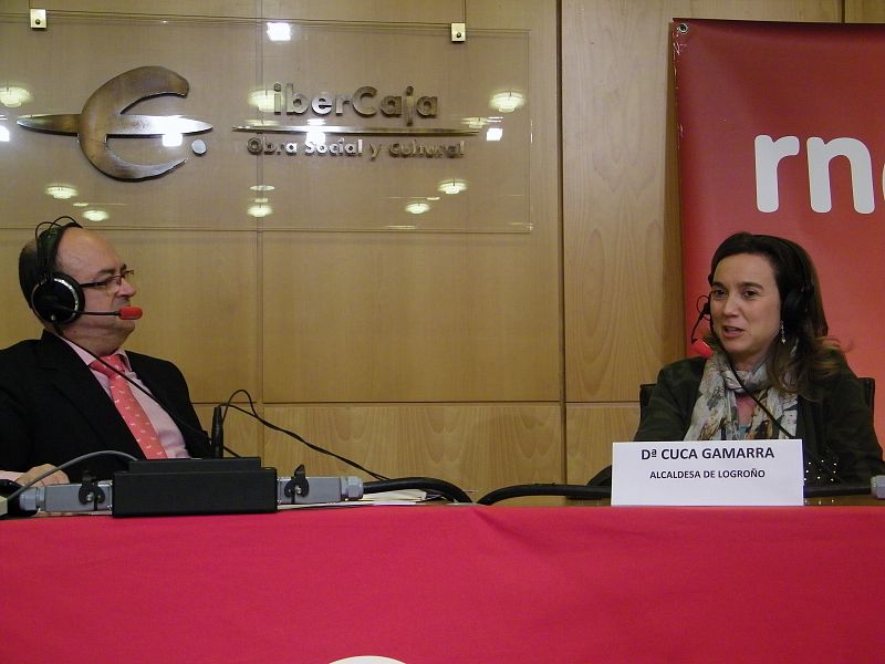 La alcaldesa de Logroño, Cuca Gamarra.