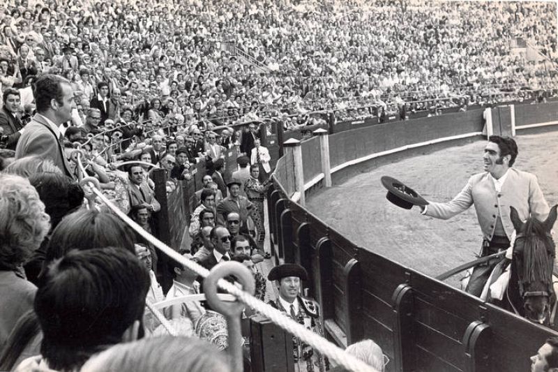 Los toros, una de las aficiones preferidas de don Juan Carlos. 