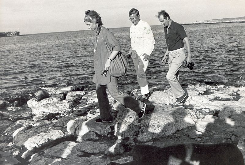 Los reyes de España, durante una visita a las Islas Galápagos en 1979.