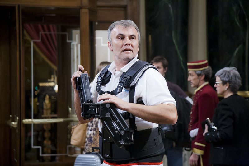 Santiago Camacho, operador Steadycam de TVE