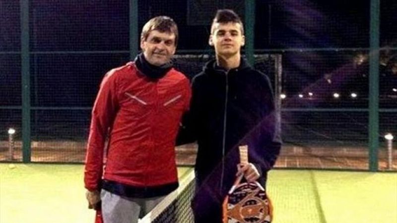 Imagen de Tito Vilanova y su hijo Adri Vilanova.