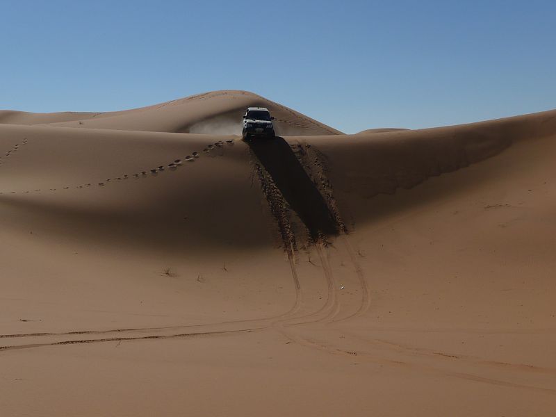 Bajando la duna