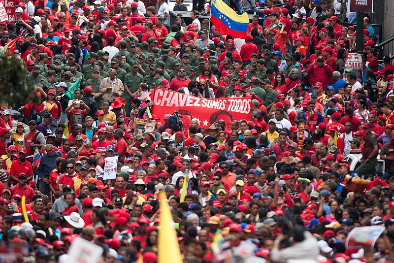 Manifestación Chávez 1