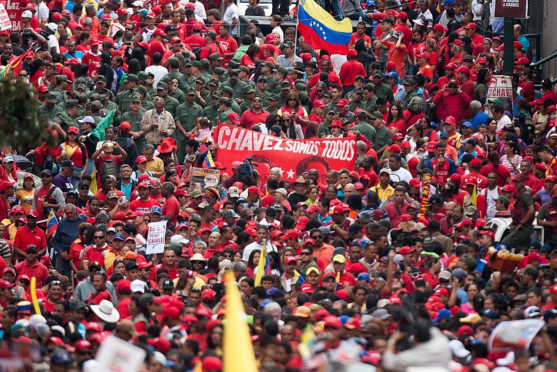 Manifestación Chávez 1