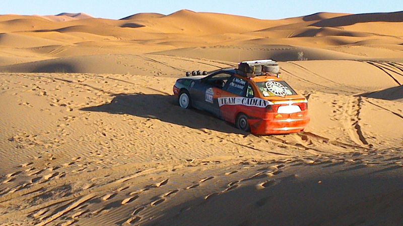 aventura en Marruecos en un seat  córdoba 4x2