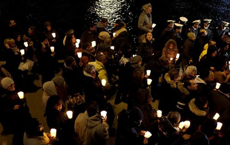 Homenaje en Giglio por las víctimas del Costa Concordia