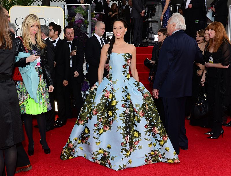 La actriz Lucy Liu en la alfombra roja