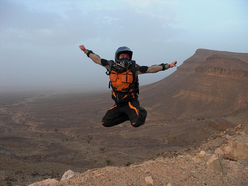 Jose LC8 volando en Marruecos