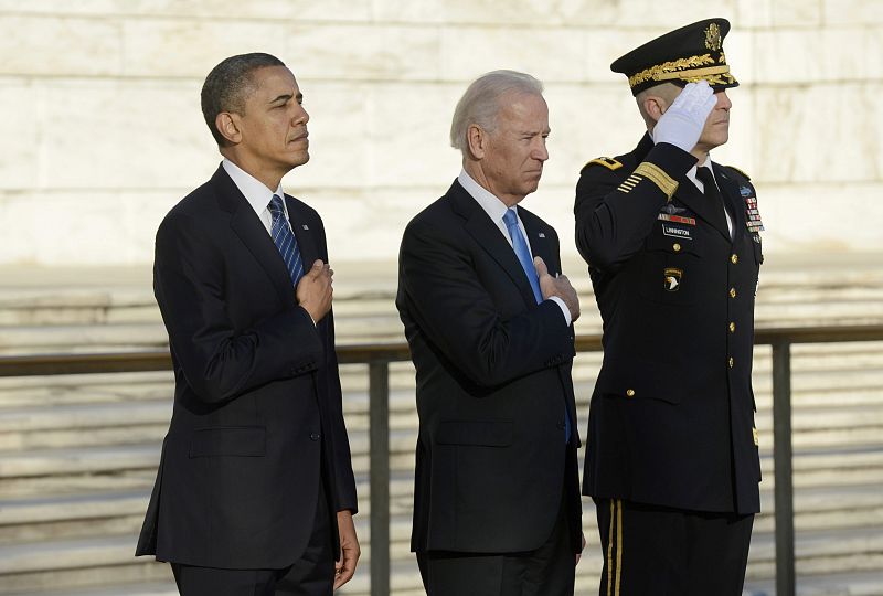 Wreath-laying ceremony in Arlington National Cemetery