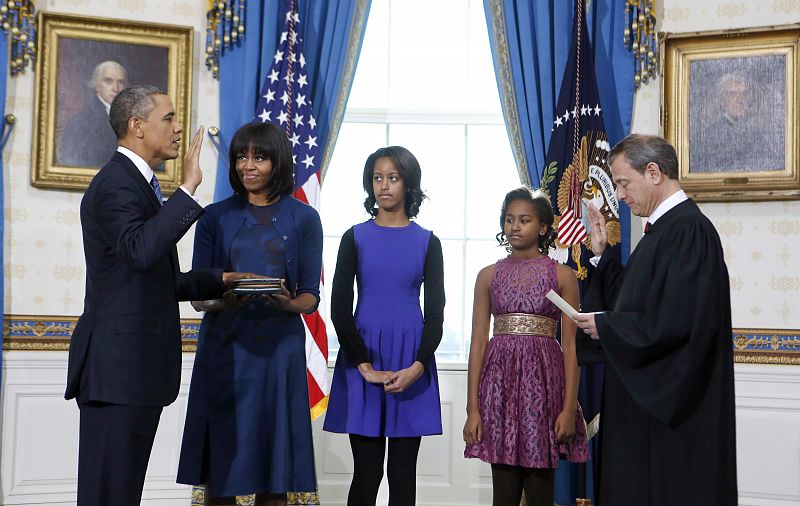 US President Obama sworn in