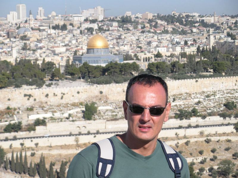 Panorámica de Jerusalén desde el Monte de Los Olivos