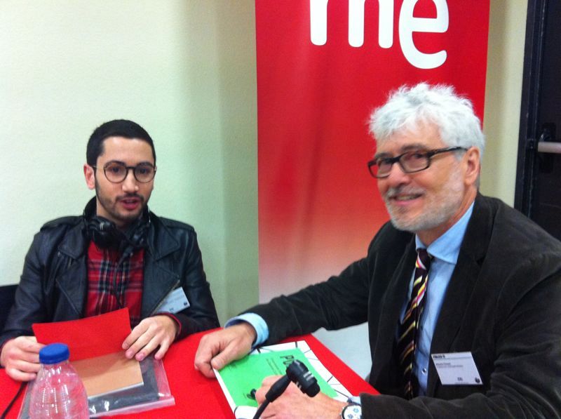 Felipe Olaya ('La que te importa') y Alberto Fesser ('Fundación contemporánea')