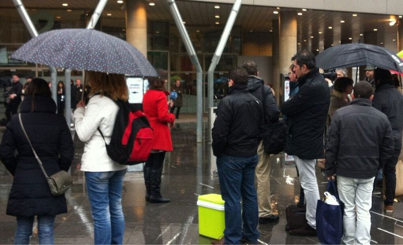 Foto de enekosukaldari en el casting de Bilbao.