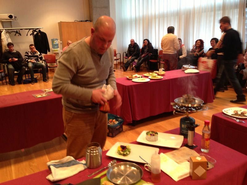 Bacalao y marisco fueron los platos estella de las pruebas de selección de Euskadi.