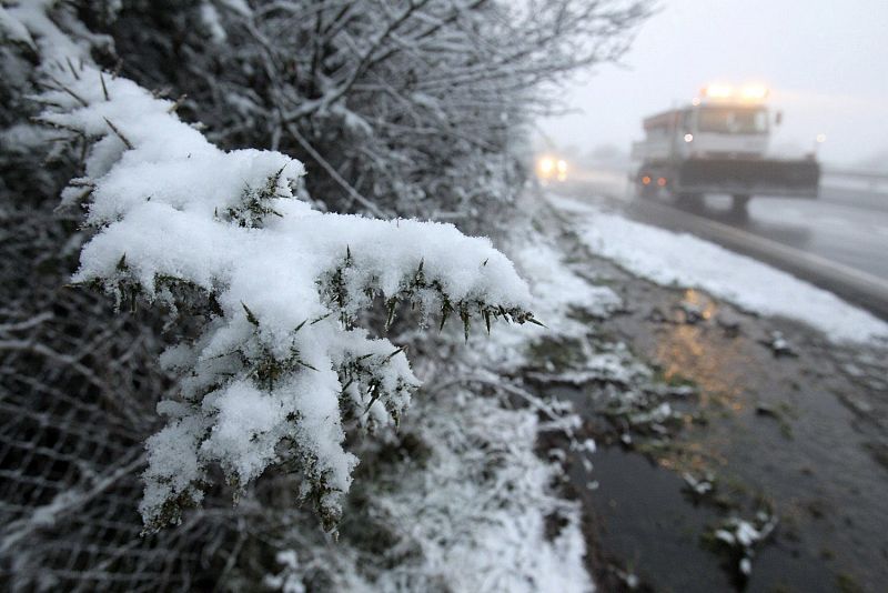 Temporal de viento y nieve