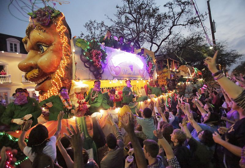 Mardi Gras weekend in New Orleans, Louisiana USA