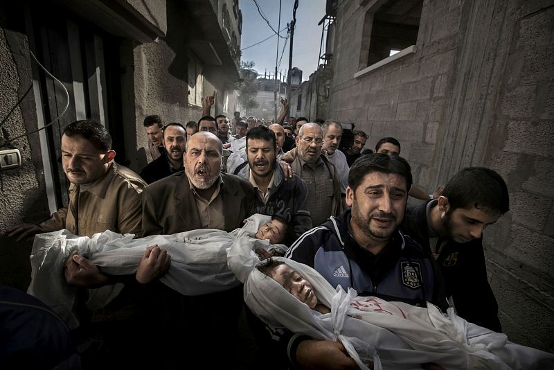 Imagen del fotógrafo sueco Paul Hansen ganadora del premio World Press Photo of the Year 2012