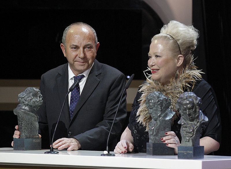 Sylvie Imbert y Fermín Galán, Goya al Mejor Maquillaje y Peluquería por su trabajo en Blancanieves.