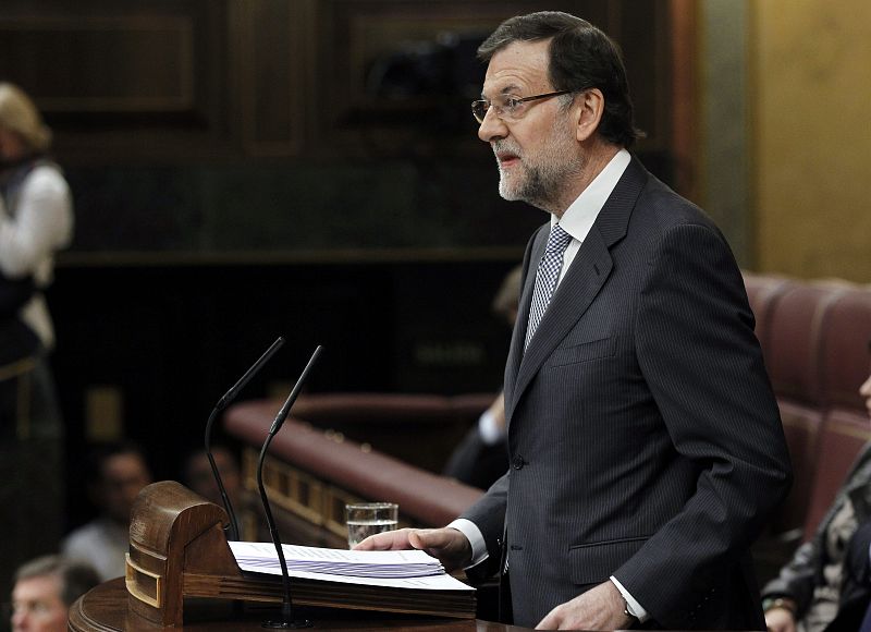 RAJOY EN SU PRIMER DEBATE DEL ESTADO DE LA NACIÓN