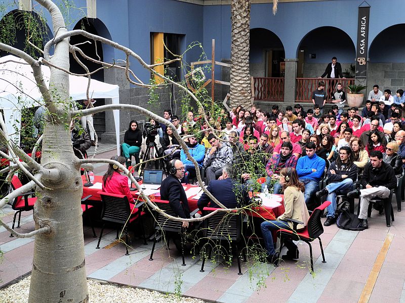 'El día menos pensado', en la sede de la Casa África de Las Palmas de Gran Canaria.