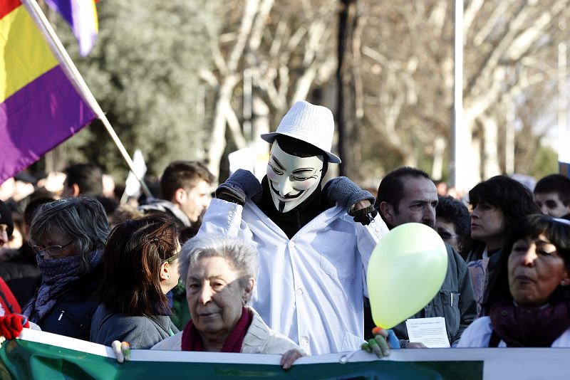 MANIFESTACIÓN DEL COLECTIVO MAREA CIUDADANA EN MADRID