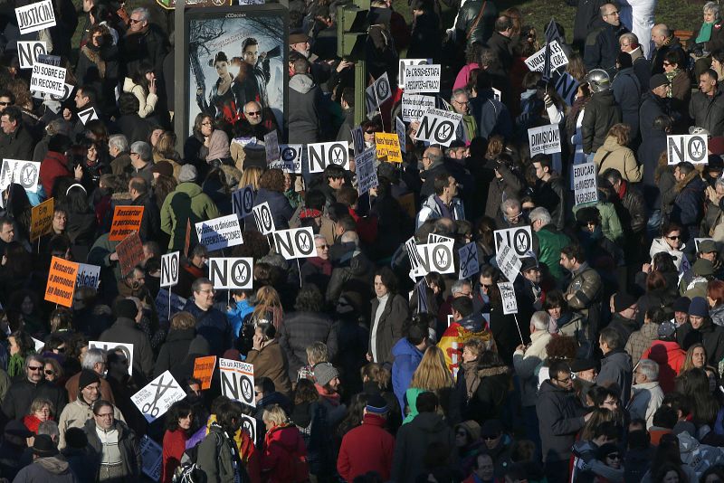 MANIFESTACIÓN DEL COLECTIVO MAREA CIUDADANA EN MADRID