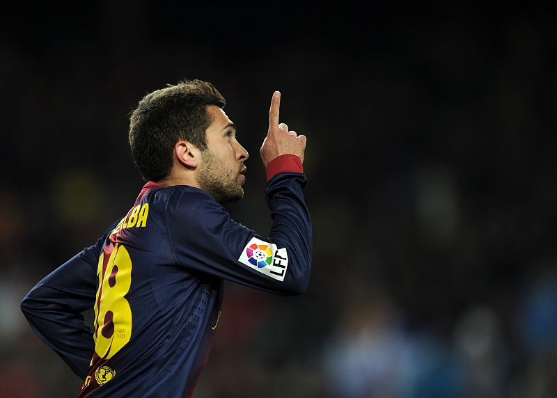 JORDI ALBA, AUTOR DEL TANTO DEL BARÇA