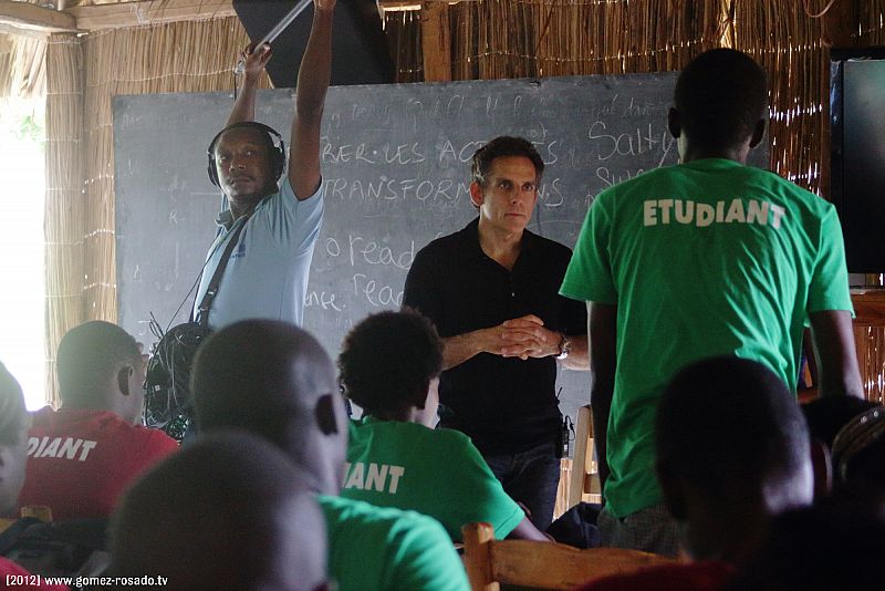 Ben Stiller responde las preguntas de los alumnos del Ciné Institute de Haití