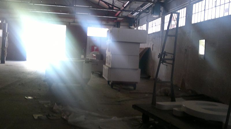 Espacio que inspiró a Elena Bajo para realizar la obra performática "Pîntura" en Prado del Rey (Madrid, TVE)