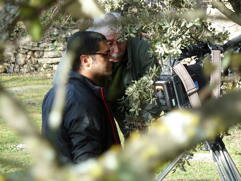 El equipo de 'Crónicas' rodando en exteriores