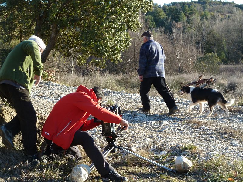 El equipo de 'Crónicas' rodando en exteriores