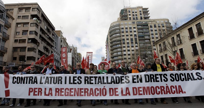 MANIFESTACIÓN CONTRA EL PARO Y POR LA REGENERACIÓN DE LA DEMOCRACIA