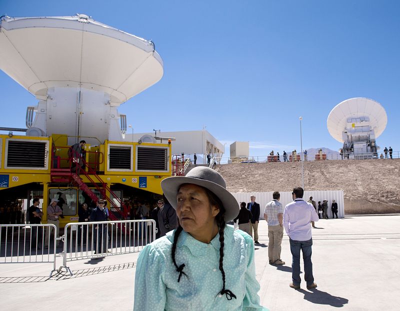 Un momento de la inauguración de ALMA, que ha contado con la presencia de indígenas.