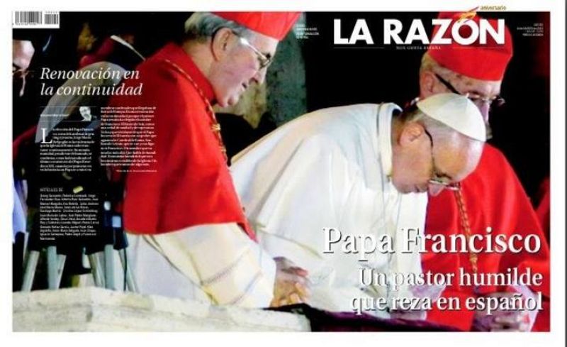 ELECCIÓN JORGE BERGOGLIO NUEVO PAPA FRANCISCO I