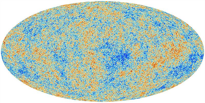 El Fondo Cósmico de Microondas obtenido por el satélite europeo Planck.