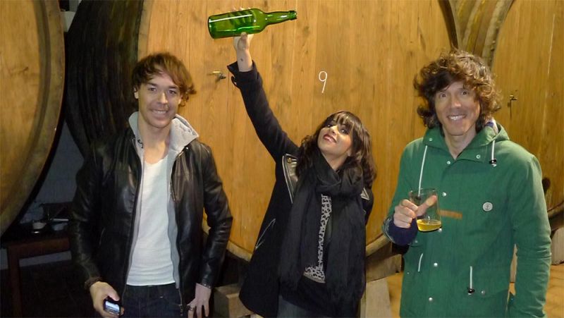 ESDM disfrutó de sidra asturiana durante la grabación