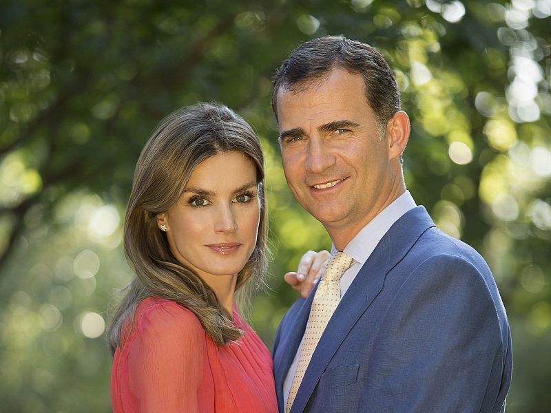 Los príncipes de Asturias, doña Letizia y don Felipe