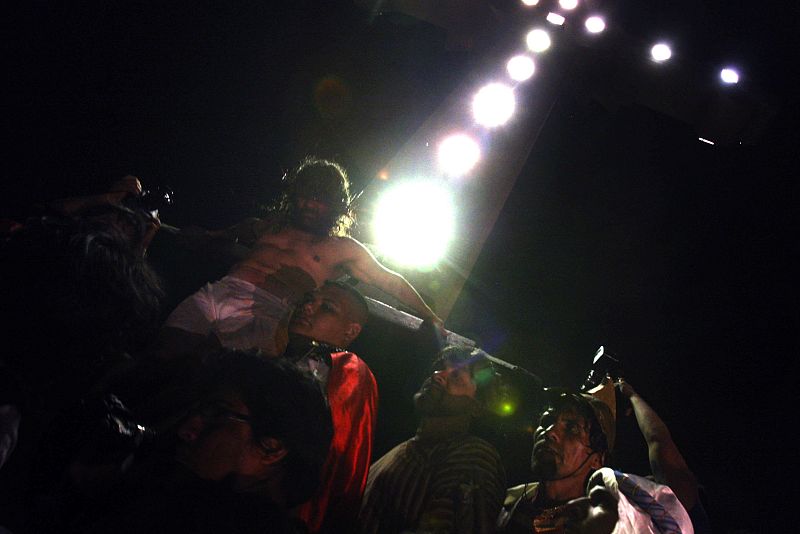 PERSONIFICACIÓN DEL VÍA CRUCIS EN LIMA