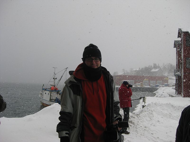 La nieve nos acompaña al norte del círculo polar ártico