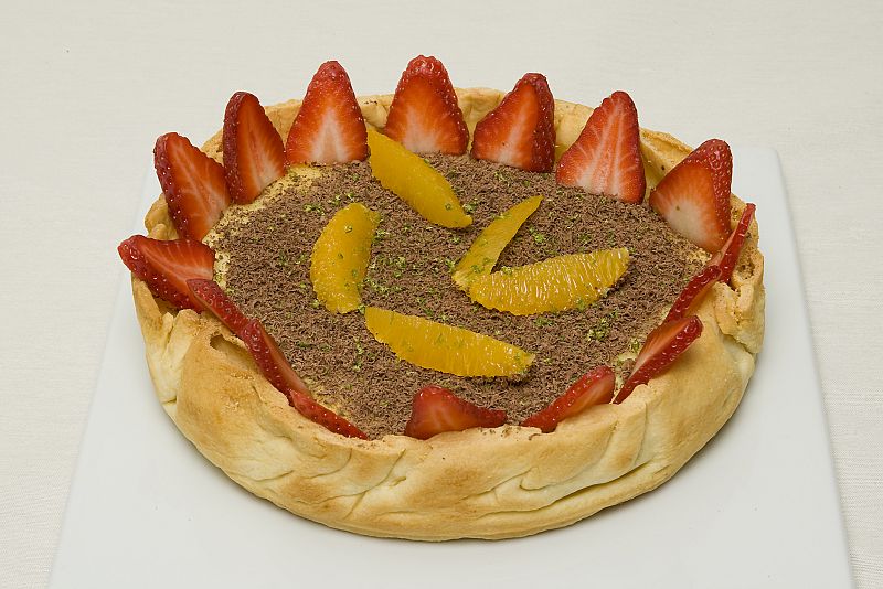 MasterChef - Tarta de queso y vainilla con fruta fresca y chocolate